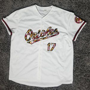 Balt Orioles Maryland Flag Script Jersey No. 17